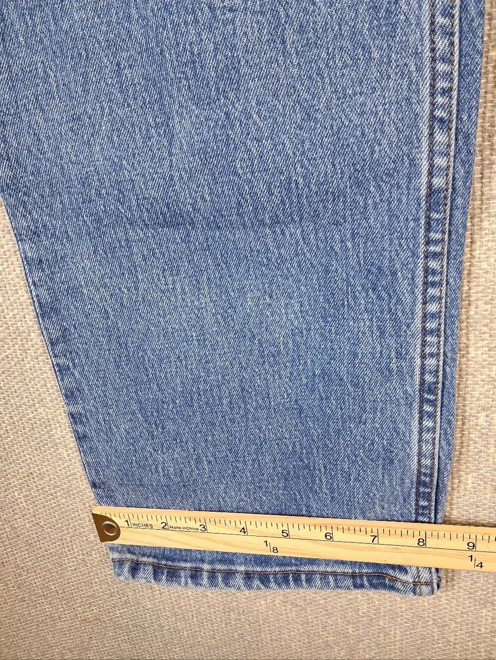 Abercrombie & Fitch Curve Love The Baggy Mid Rise Jeans Medium Wash Denim 27/4